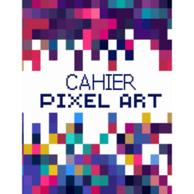 Cahier Pixel Art Grand Format - 120 Pages Quadrillées pour Dessin et Notes
