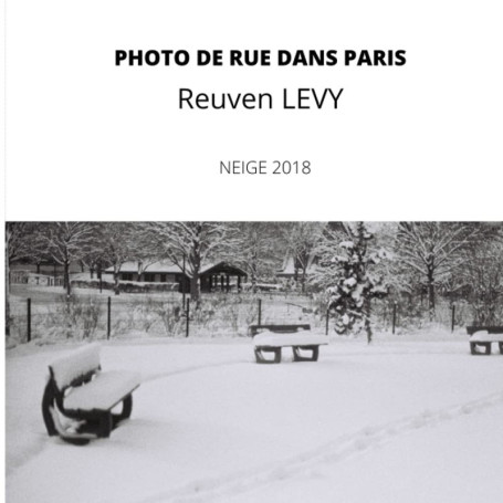 Photographie de Rue à Paris sous la Neige - Reuven Levy 2018