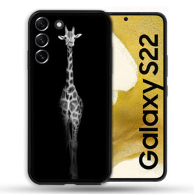 Coque TPU Multicolore pour Samsung Galaxy S22 - Design Girafe
