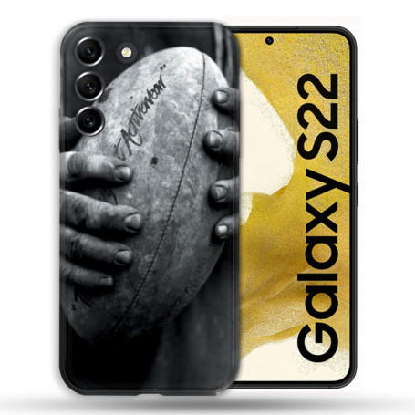 Coque Vintage Rugby pour Samsung Galaxy S22 - Protection Élégante