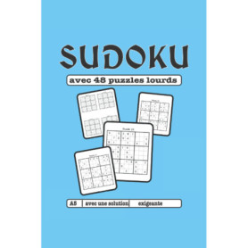 Sudoku Avancé A5 : 48 Puzzles Défi pour Adultes et Seniors