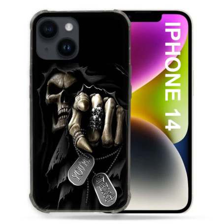 Coque Tête de Mort pour iPhone 14 - Protection Ultra Résistante