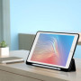 Étui de Protection en Cuir Noir pour iPad 10,2" avec Support Réglable