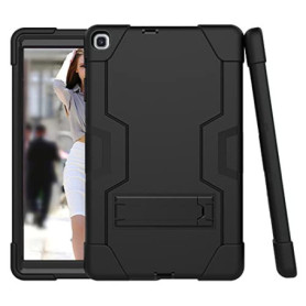 Étui de Protection Hybride pour Samsung Tab A8 10,5" avec Support - Noir