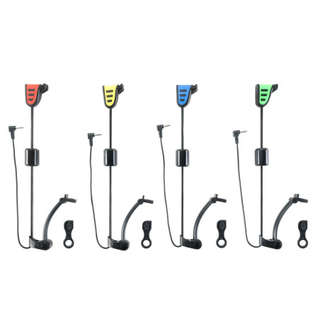 Lot de 4 balançoires en plastique CARPTOUR - Noir