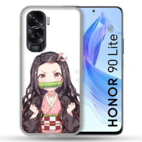 Coque Renforcée Manga Demon Slayer pour Honor 90 Lite 5G - Protection Optimale