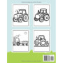 Livre de Coloriage Tracteurs pour Enfants - Amusement Agricole