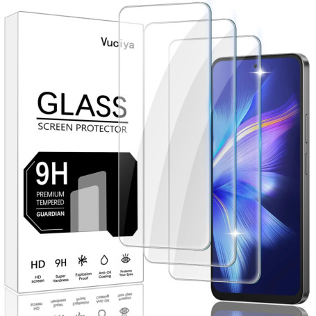 Vuciya Lot de 3 Verres Trempés pour Blackview Shark 9 5G - Protection Écran HD 9H