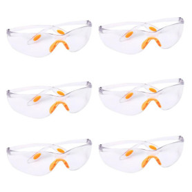 Lot de 6 lunettes de protection pour enfants et adultes - Sécurité et confort