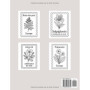 Livre de Coloriage Botanique - Les Fleurs en Timbre Tome 2