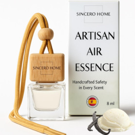 Désodorisant Écologique Vanille pour Voiture et Maison - Sincero Home