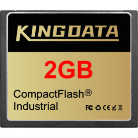 KINGDATA Carte Mémoire Compact Flash 2Go - Résistante pour Appareils Anciens et Matériel Industriel