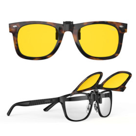 Lunettes de Vision Nocturne Goiteia à Clipser pour Conduite Sécurisée