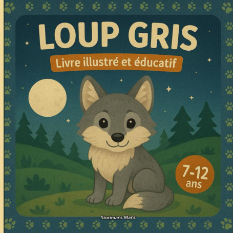 Loup gris : Livre éducatif illustré pour enfants de 7 à 12 ans