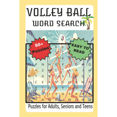 Livre de Mots Croisés sur le Volley-Ball : Puzzles Amusants pour Passionnés