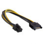 Câble d'alimentation SATA vers PCI Express 6 broches - 15 cm