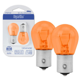 Ampoules P21W BA15S 12V 21W Orange - Lot de 2
