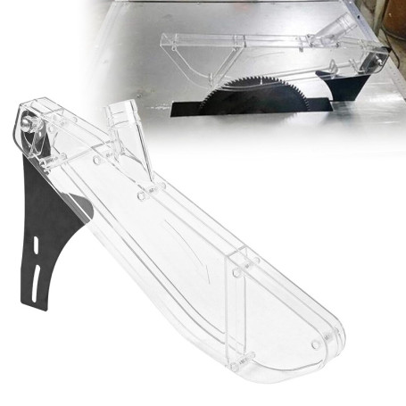 Capot de Protection pour Scie Circulaire 7-10 pouces - Couvercle en Plastique Transparent