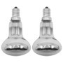 Lot de 2 Ampoules Halogènes Dimmables E14 R50 60W - Lumière Chaude 2700K