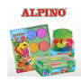 Kit de Pâte à Modeler Alpino 7 Couleurs avec Outils