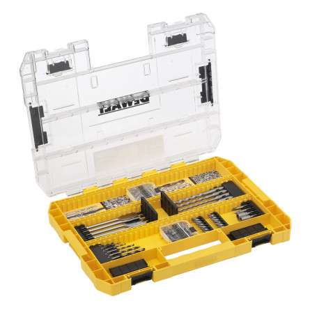 Coffret DeWalt TOUGHCASE 85 Pièces - Forets Béton, Métal et Embouts de Vissage