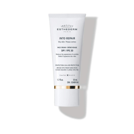 Institut Esthederm Into Repair - Soin Anti-Rides pour Peaux Sensibles - Tube de 50 ml
