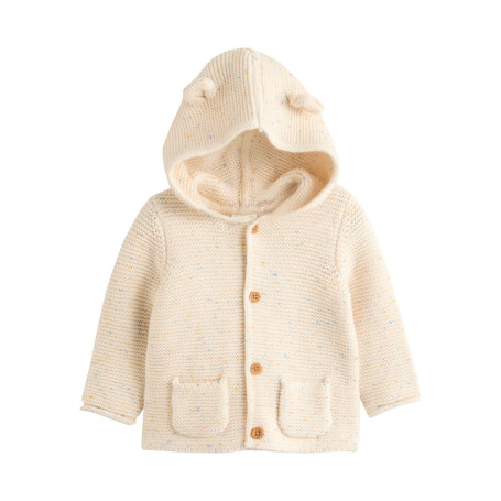 Cardigan à Capuche en Maille Ecru Neppy pour Bébé - NEXT