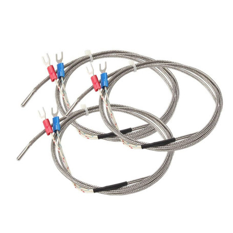 Fasizi Lot de 3 Câbles de Capteur de Température Type K pour Imprimante 3D