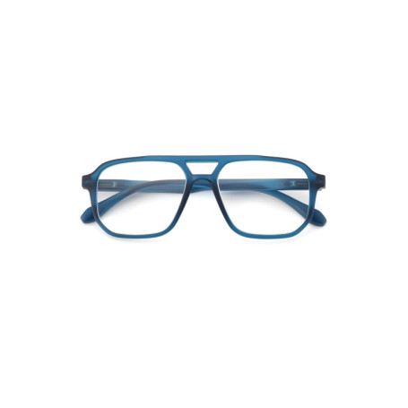 Lunettes de Lecture Trapézoïdales Espressoocchiali Bleu +2,50