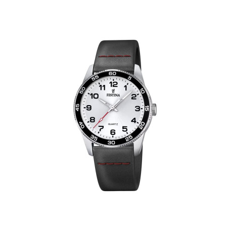 Montre Festina Garçon Cuir Noir - Classique et Sportive