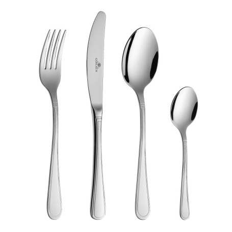 Ensemble de Couverts Antica en Acier Inoxydable - 24 Pièces dans Boîte en Bois