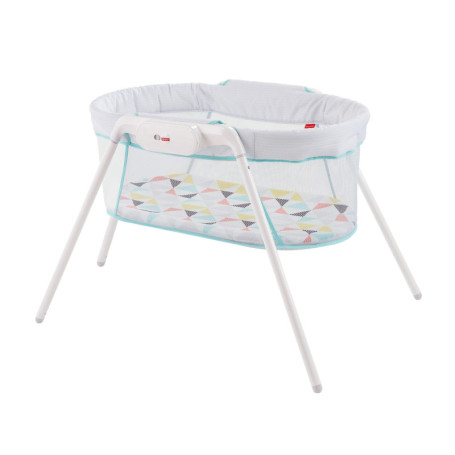 Lit Pliable et Transportable Fisher-Price avec Vibrations Apaisantes pour Bébé