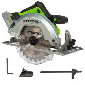 Scie Circulaire Sans Fil Greenworks GD24KS - Puissante et Précise