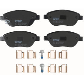 Kit de Plaquettes de Frein TRW GDB1701 pour Opel Corsa D - Essieu Avant