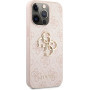 Coque Guess pour iPhone 13 - Motif Big Metal Logo en Rose