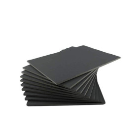 Lot de 5 Feuilles de Carton Mousse Noir A3 - House of Card & Paper