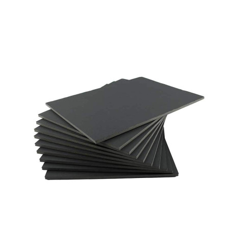 Lot de 5 Feuilles de Carton Mousse Noir A3 - House of Card & Paper
