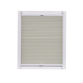 Store Plissé Nid d'Abeille Occultant Gris 105x150 cm