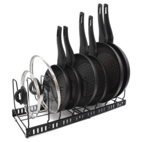 Organisateur de Couvercles de Casserole - Rangement Pratique pour Cuisine