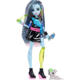 Poupée Frankie Stein Monster High avec Chien Watzie et Accessoires
