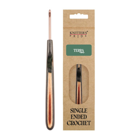 Crochet en Bois Knitter's Pride Terra 3,00 mm - Confort et Précision