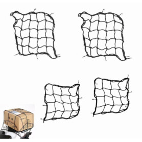 Set de 4 Filets Élastiques pour Bagages - Idéal pour Motos et Vélos