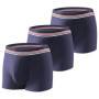 Lot de 3 Boxers Lavables pour Incontinence Légère - Taille M - Bleu