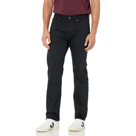 Jean Stretch Homme Coupe Droite Noir - Amazon Essentials