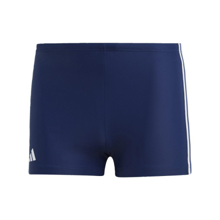 Boxer de Natation adidas Classic 3-Stripes pour Homme - Bleu Marine et Blanc