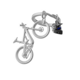 Porte-clés VTT Métal Design - Cadeau Original pour Passionnés