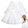 Jupe Tutu Femme en Tulle Blanc - Costume Idéal pour Carnaval et Cosplay