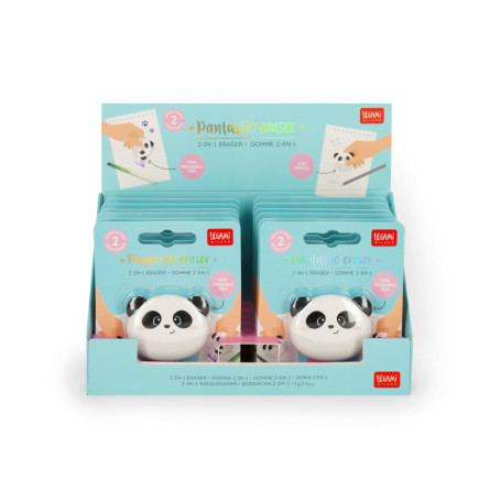 Kit de 12 gommes Pandastic Eraser - Effacez avec style