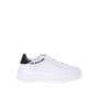 Baskets Mi-Haute Love Moschino Femme en Cuir Blanc