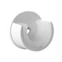 Supports Muraux pour Tringle à Rideaux - Design Moderne en Blanc - Idéal pour Rideaux Lourds